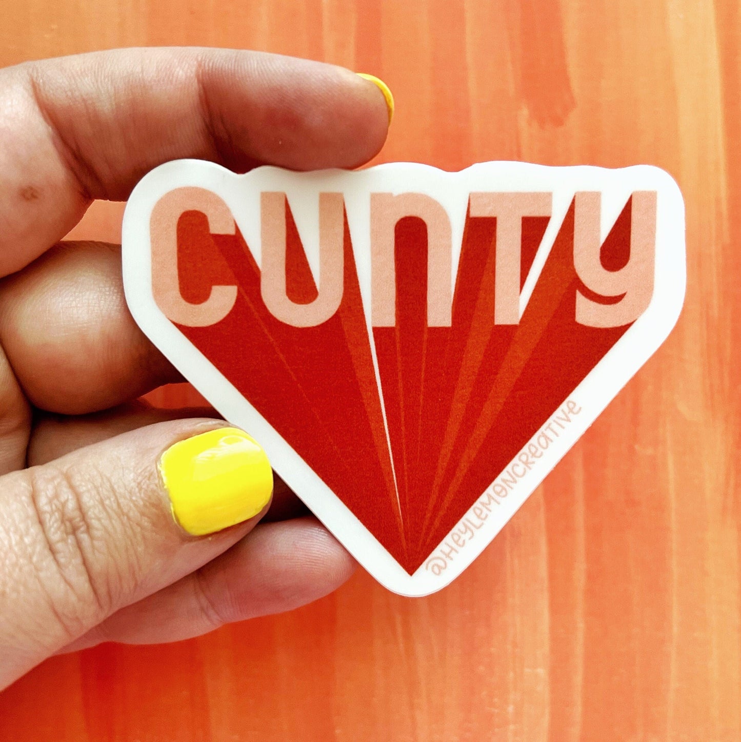 Cunty Sticker