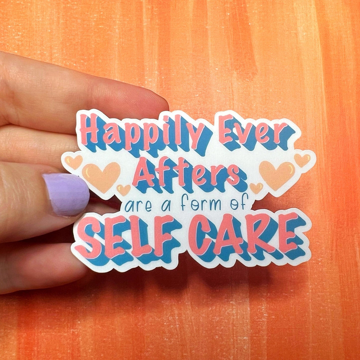 HEAs Self Care Matte Sticker