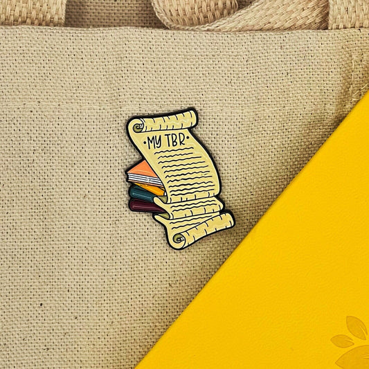 TBR (To Be Read List) Enamel Pin