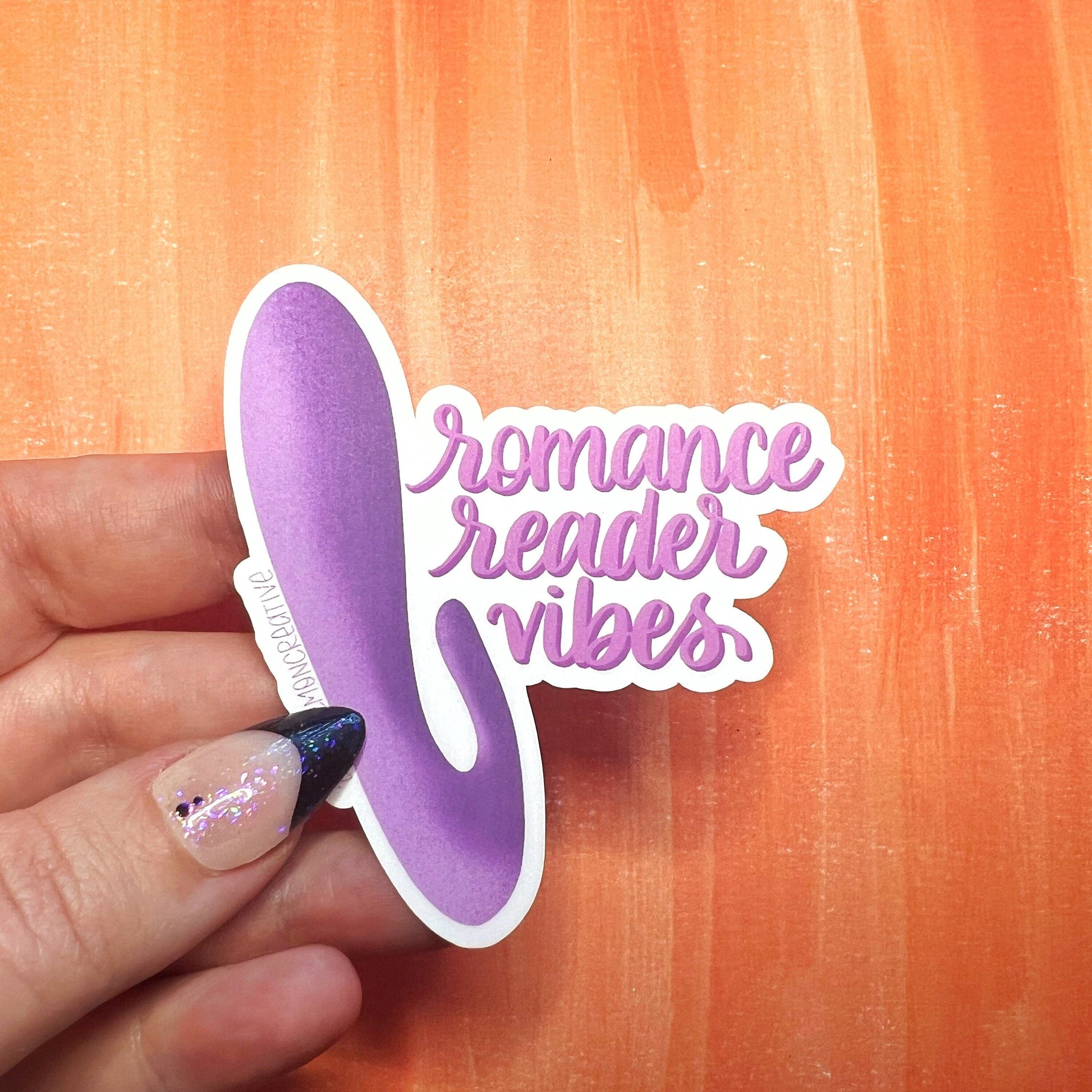 Romance Reader Vibes Matte Sticker