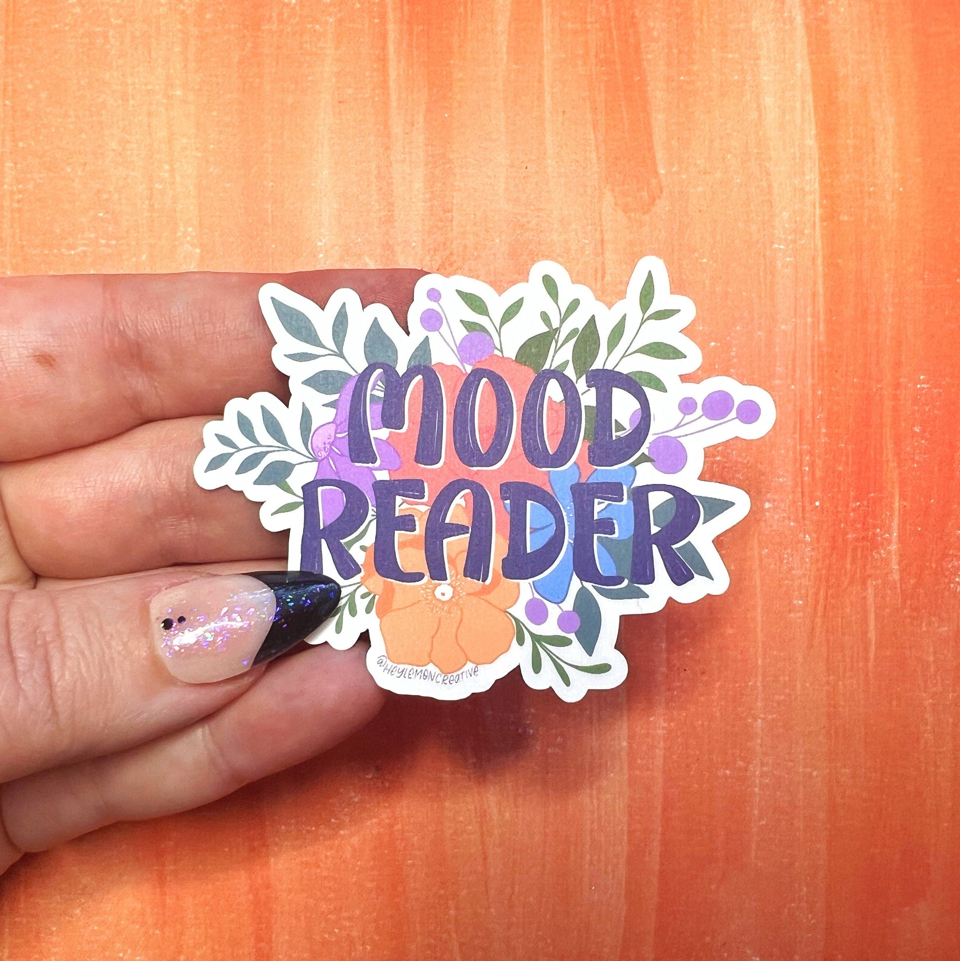 Mood Reader Matte Sticker