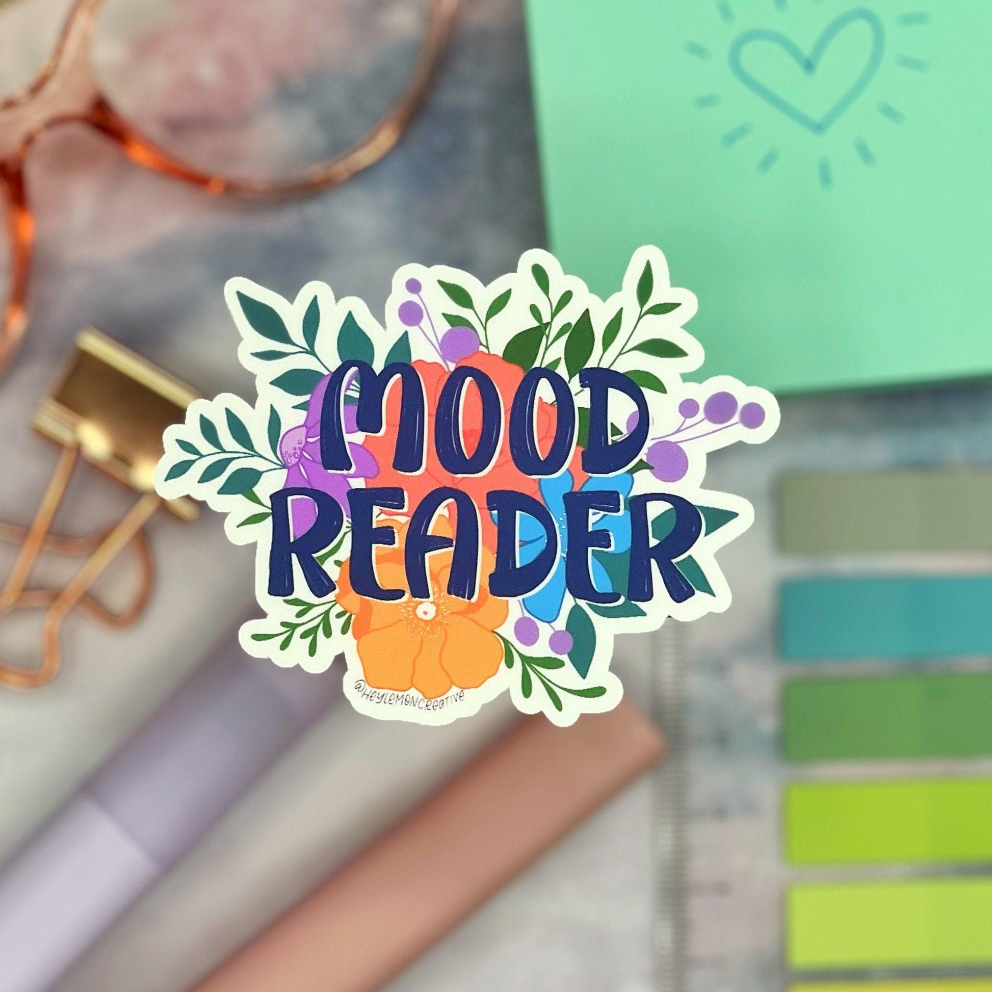 Mood Reader Matte Sticker