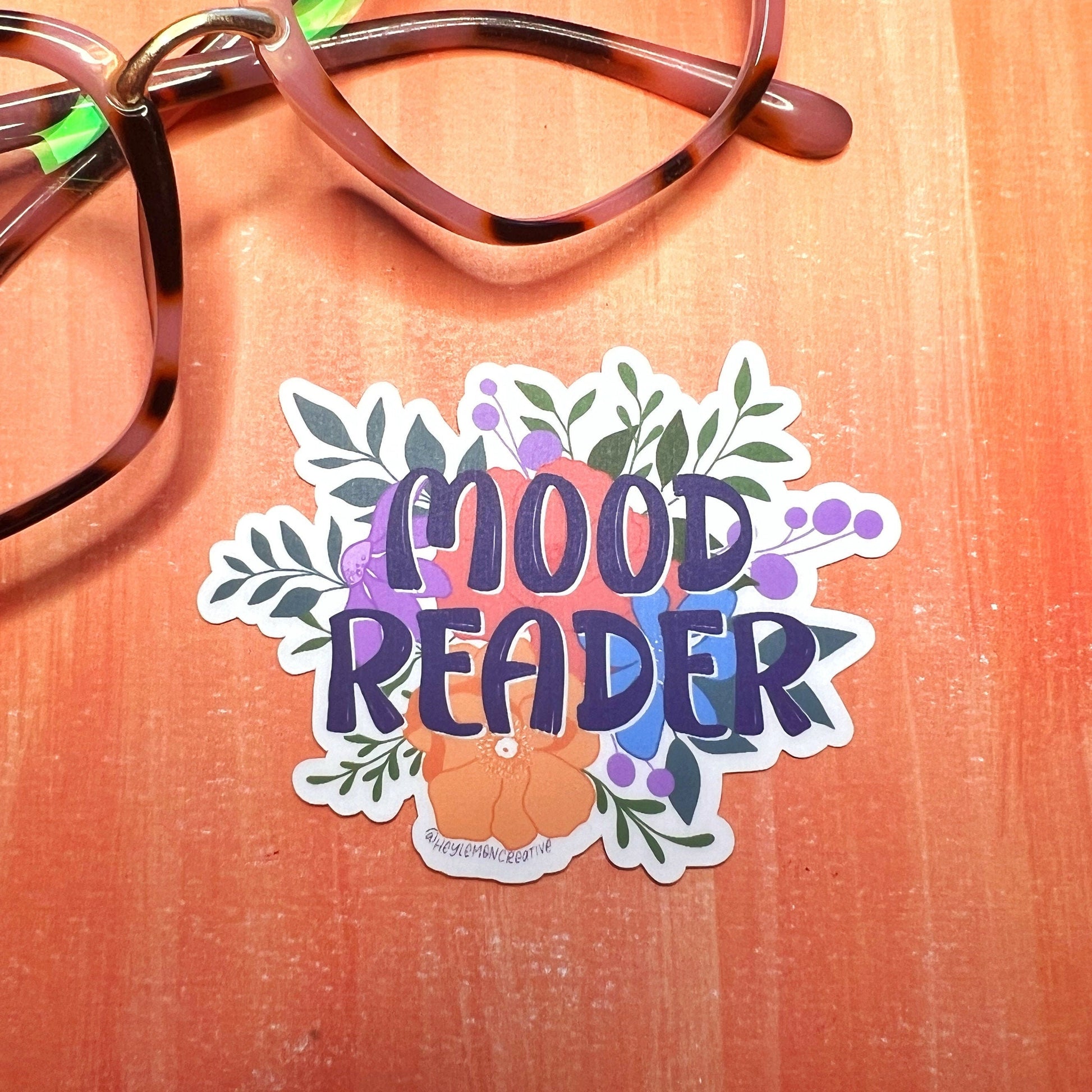 Mood Reader Matte Sticker