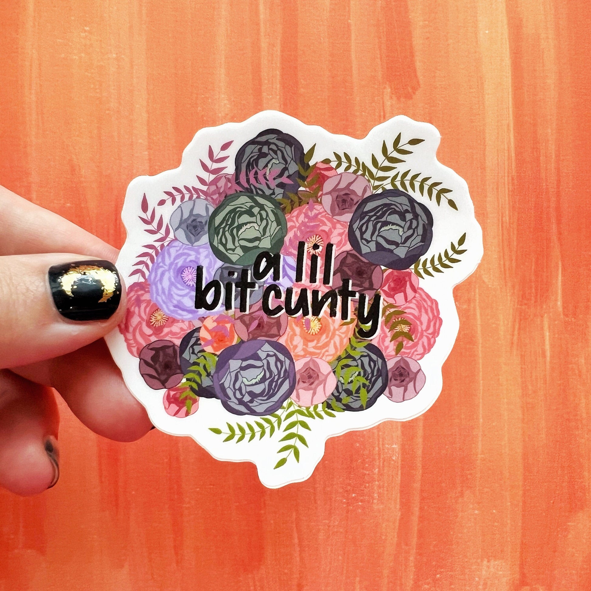 Cunty Floral Sticker