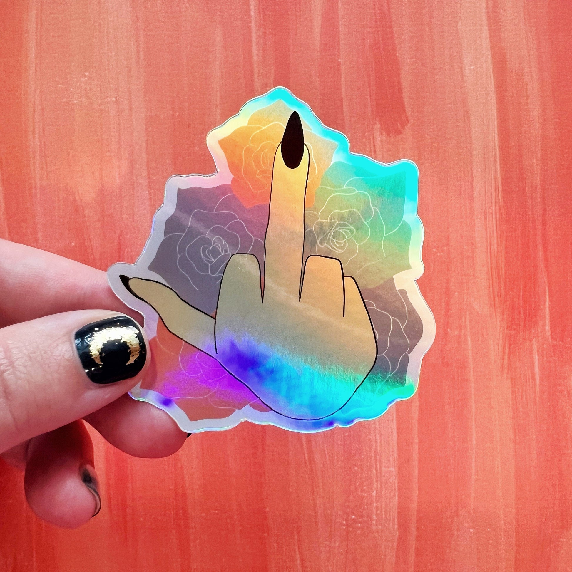 Middle Finger Sticker for Hydroflask