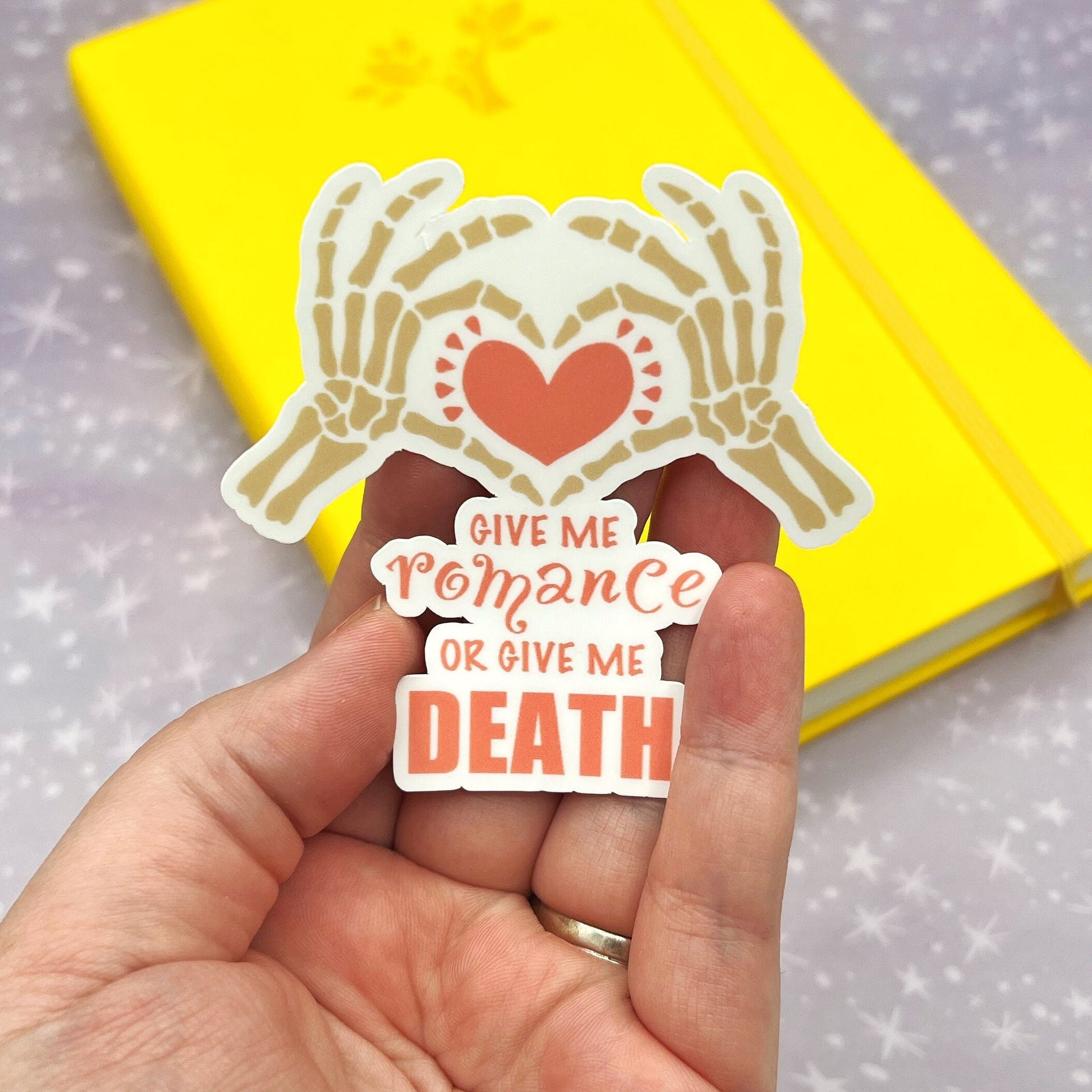 Give Me Romance or Give Me Death Matte Sticker