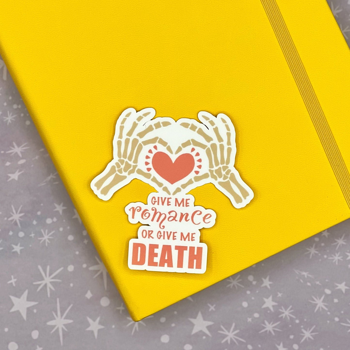 Give Me Romance or Give Me Death Matte Sticker