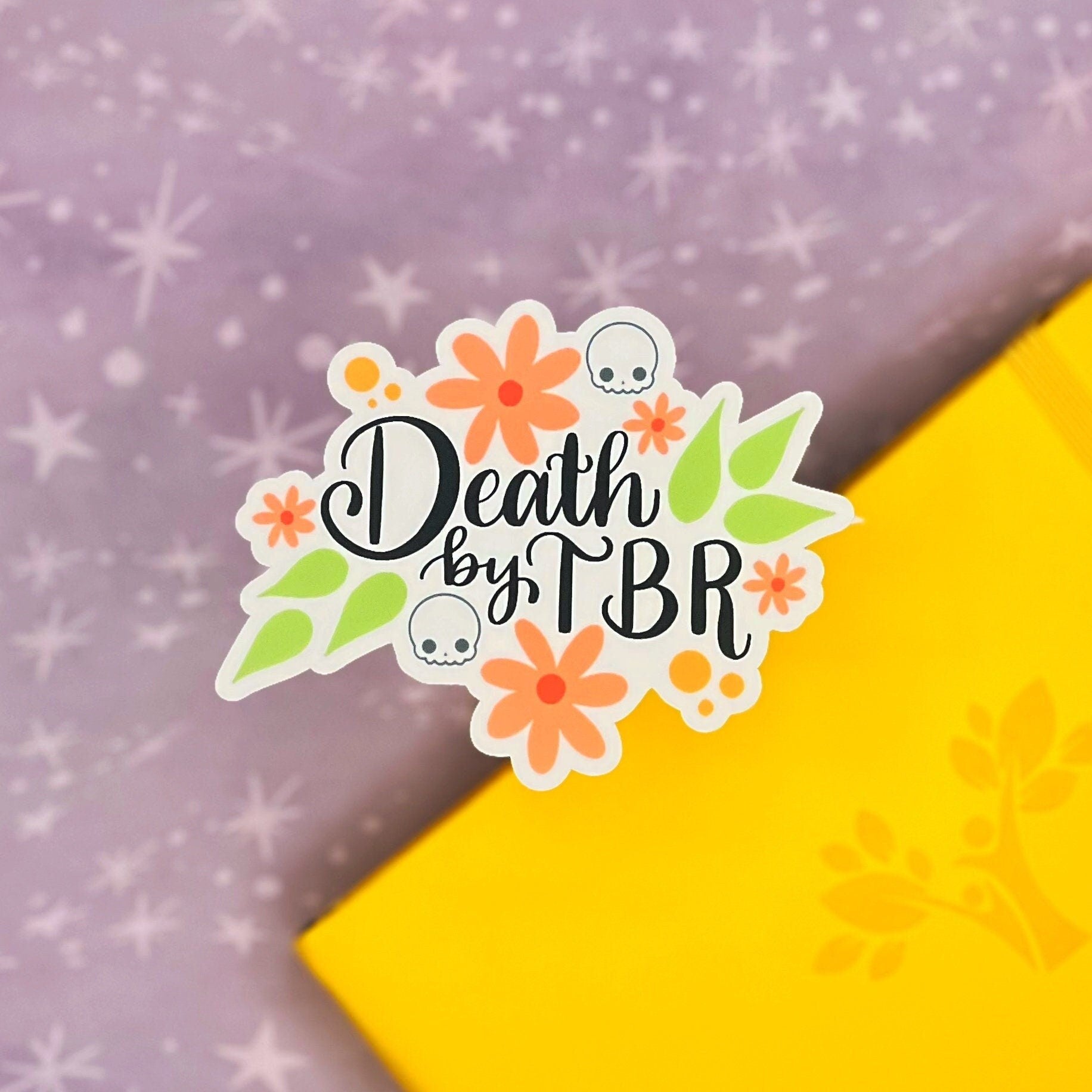Death by TBR Matte Sticker