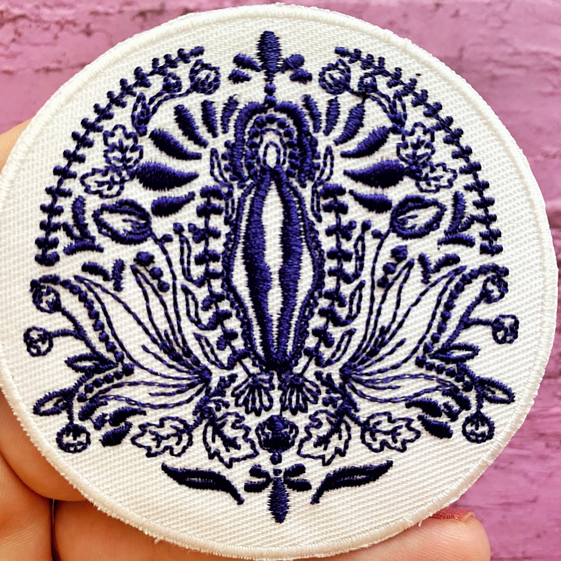 Scandinavian Folk Art Vulva Patch