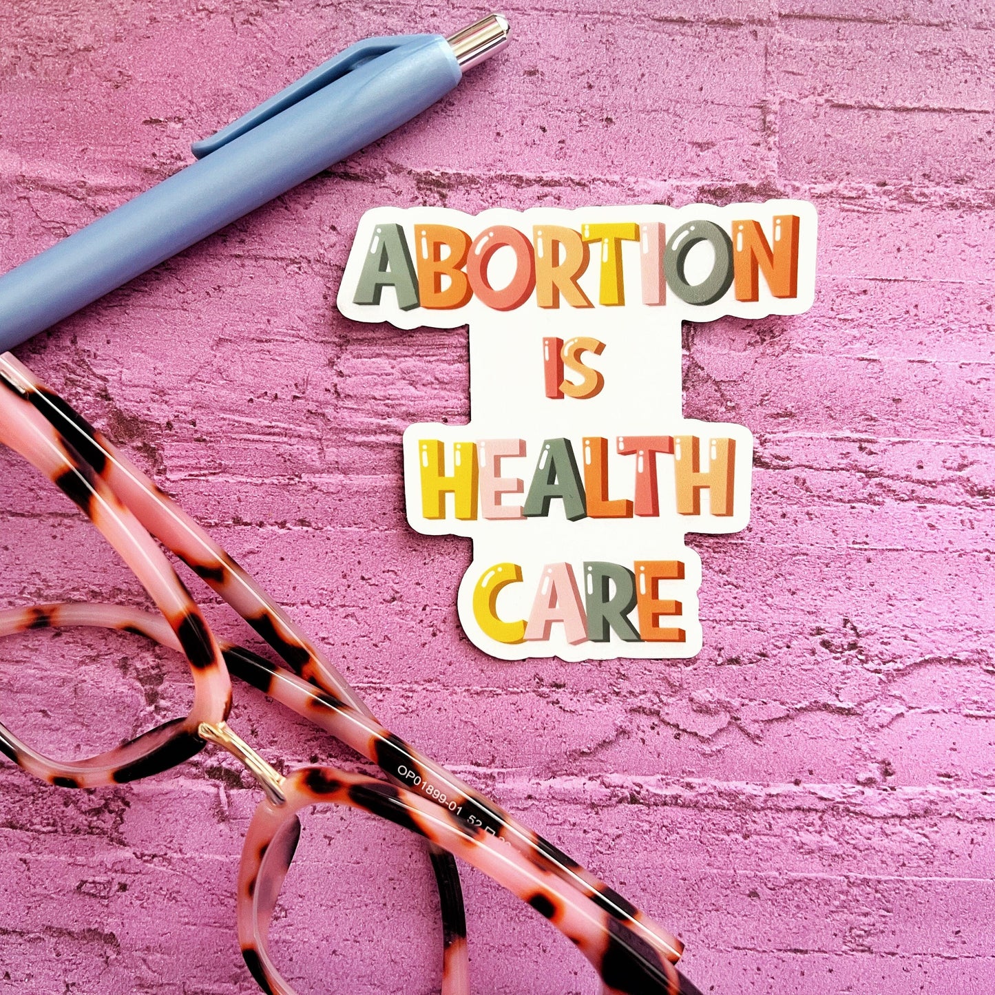 Clear Abortion is Health Care Sticker