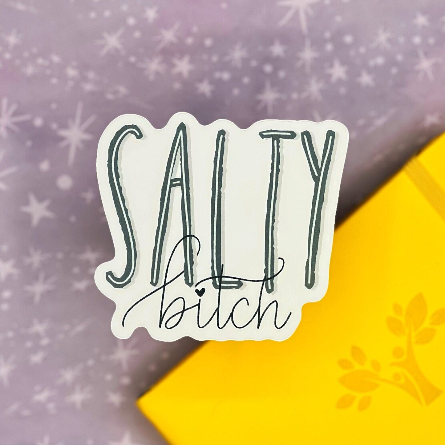 Salty Bitch Matte Water Resistant Sticker