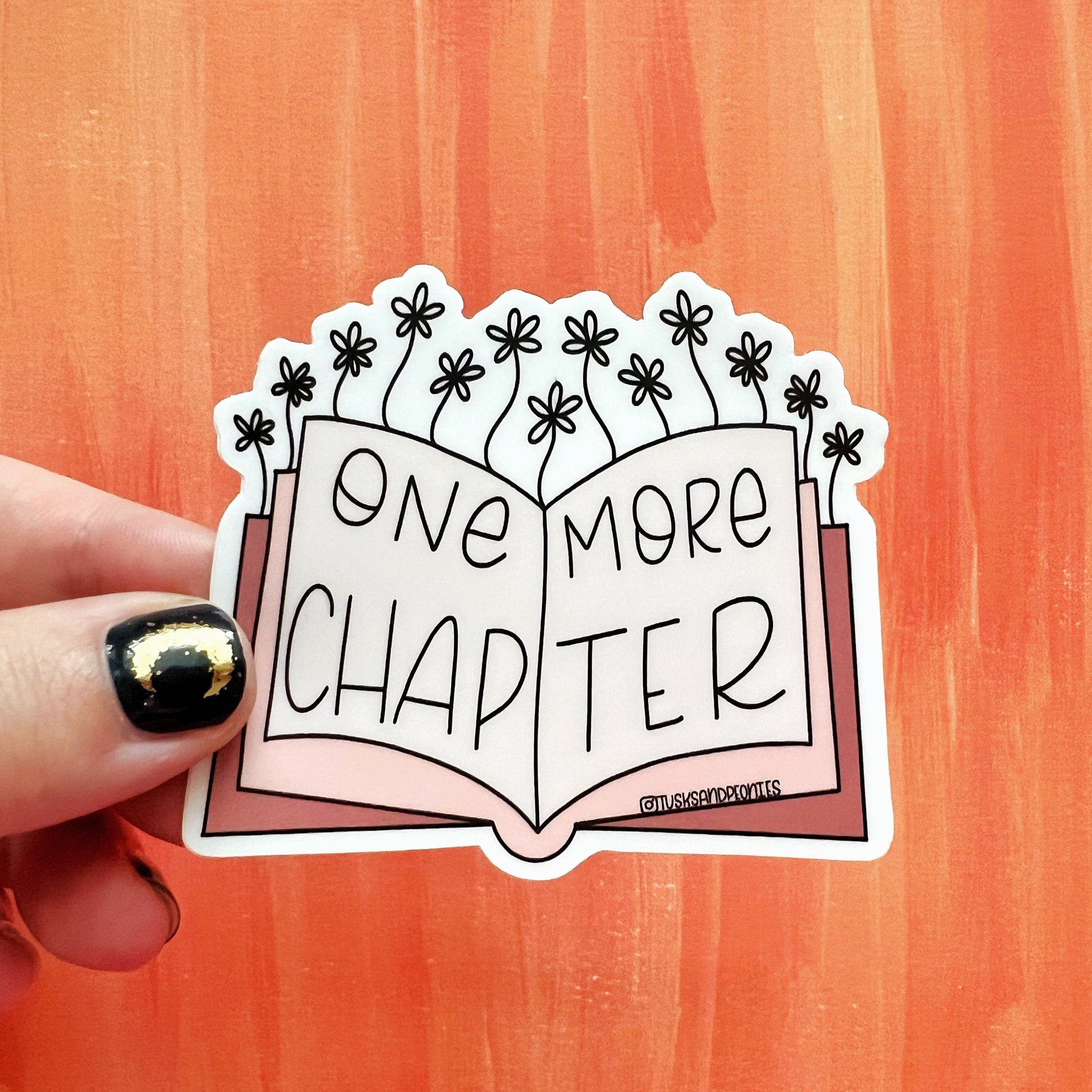 One More Chapter Matte Sticker