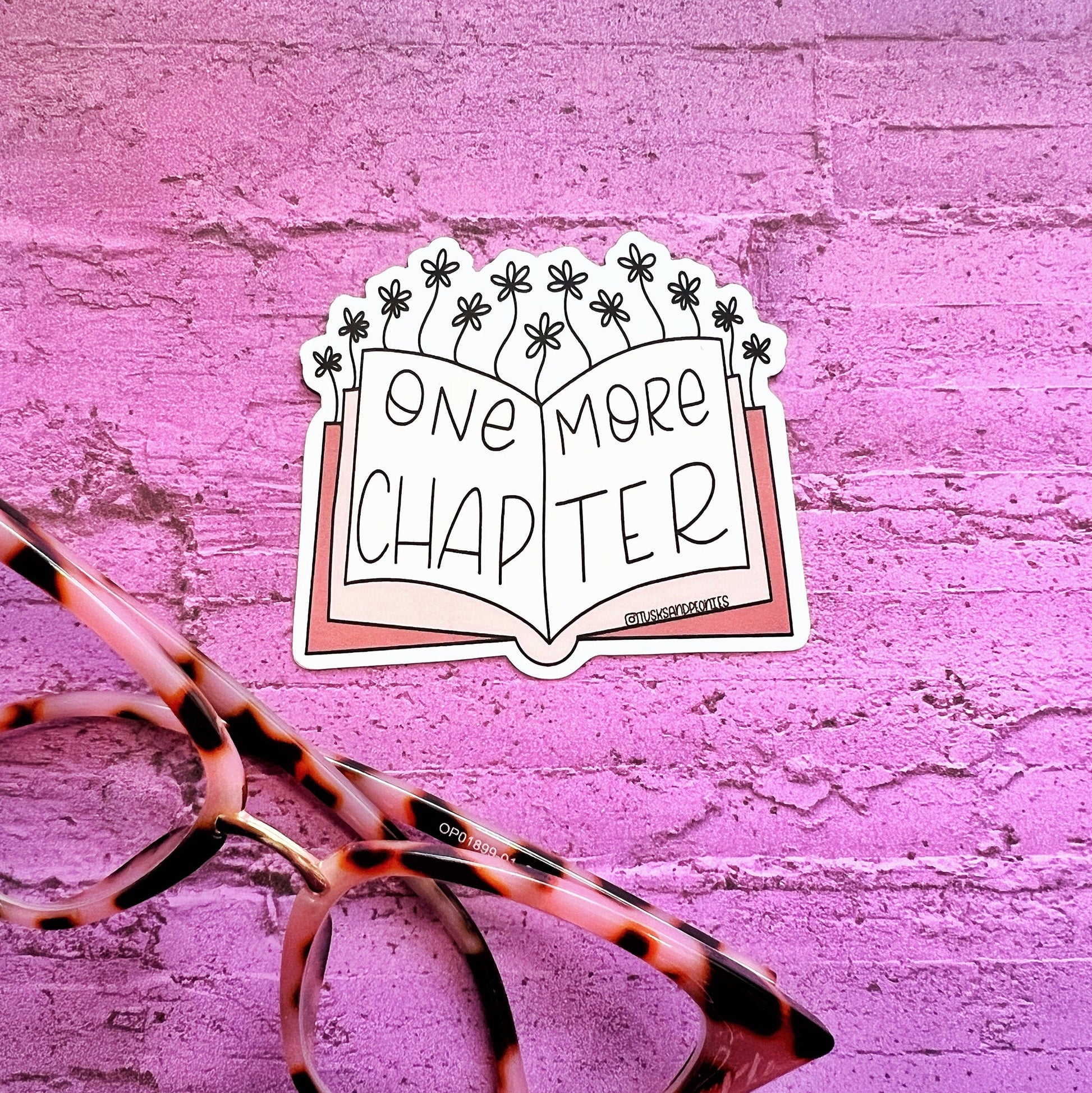 One More Chapter Matte Sticker