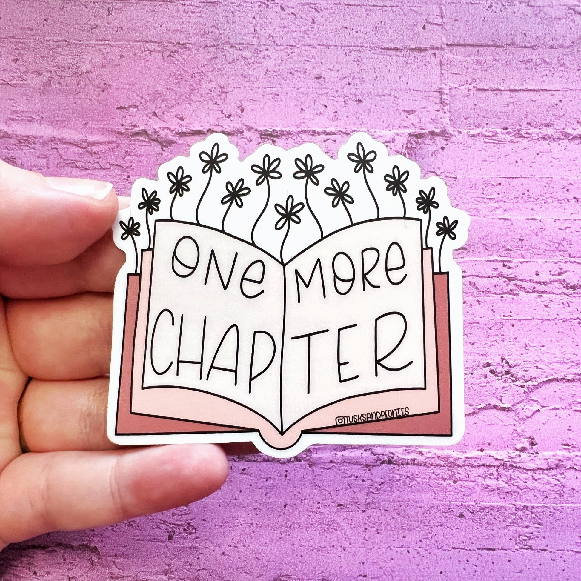 One More Chapter Matte Sticker