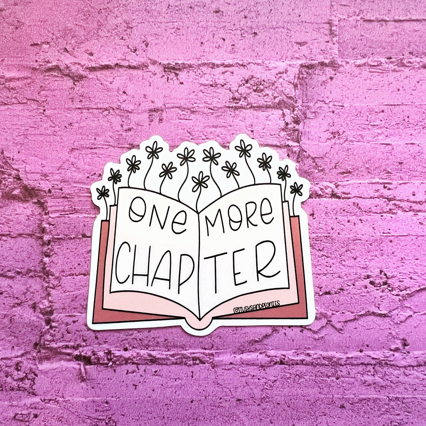 One More Chapter Matte Sticker