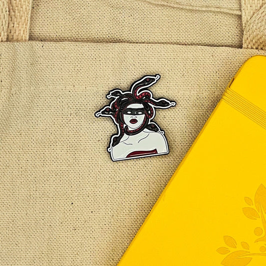 Medusa Enamel Pin