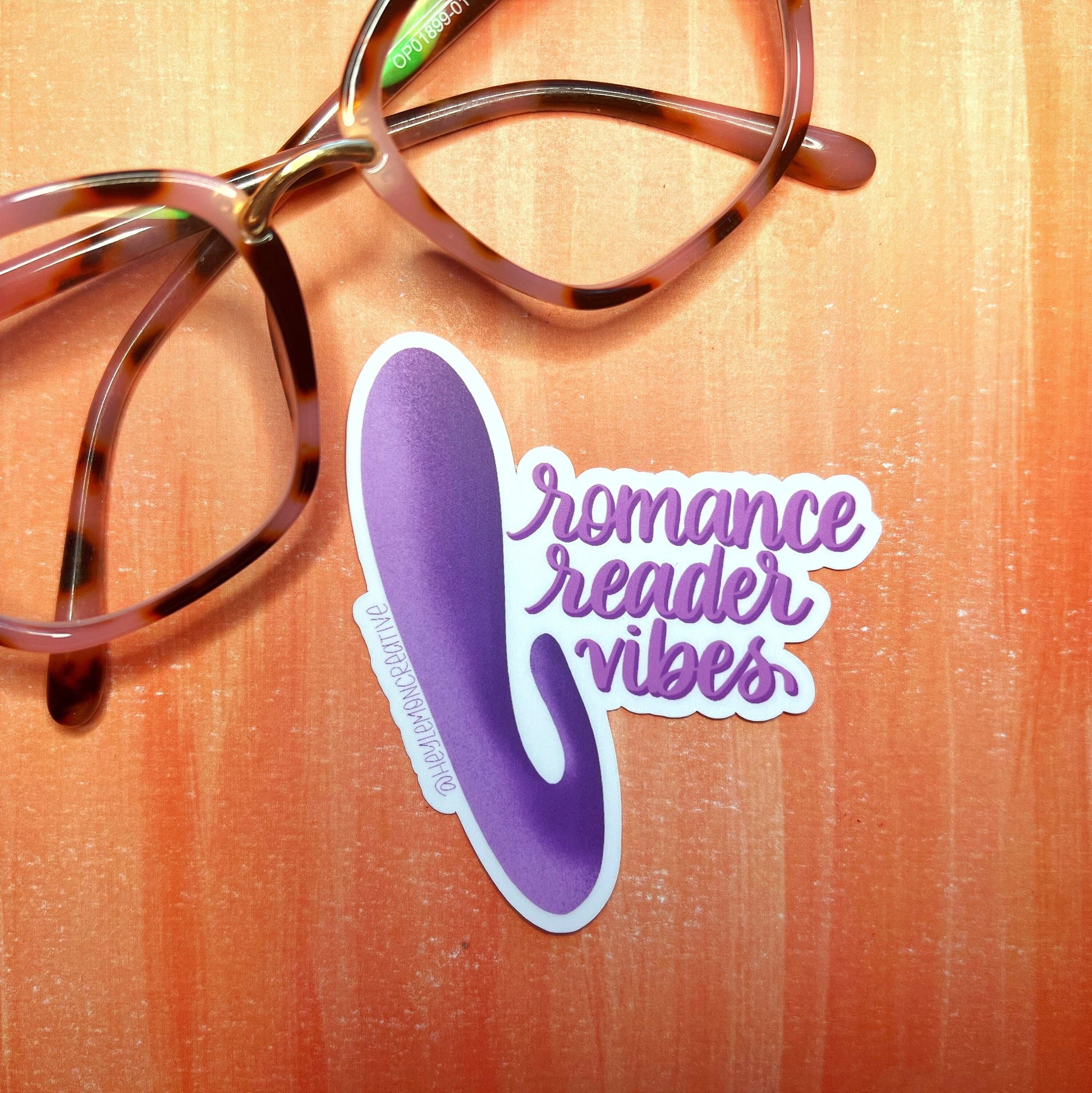 Romance Reader Vibes Matte Sticker