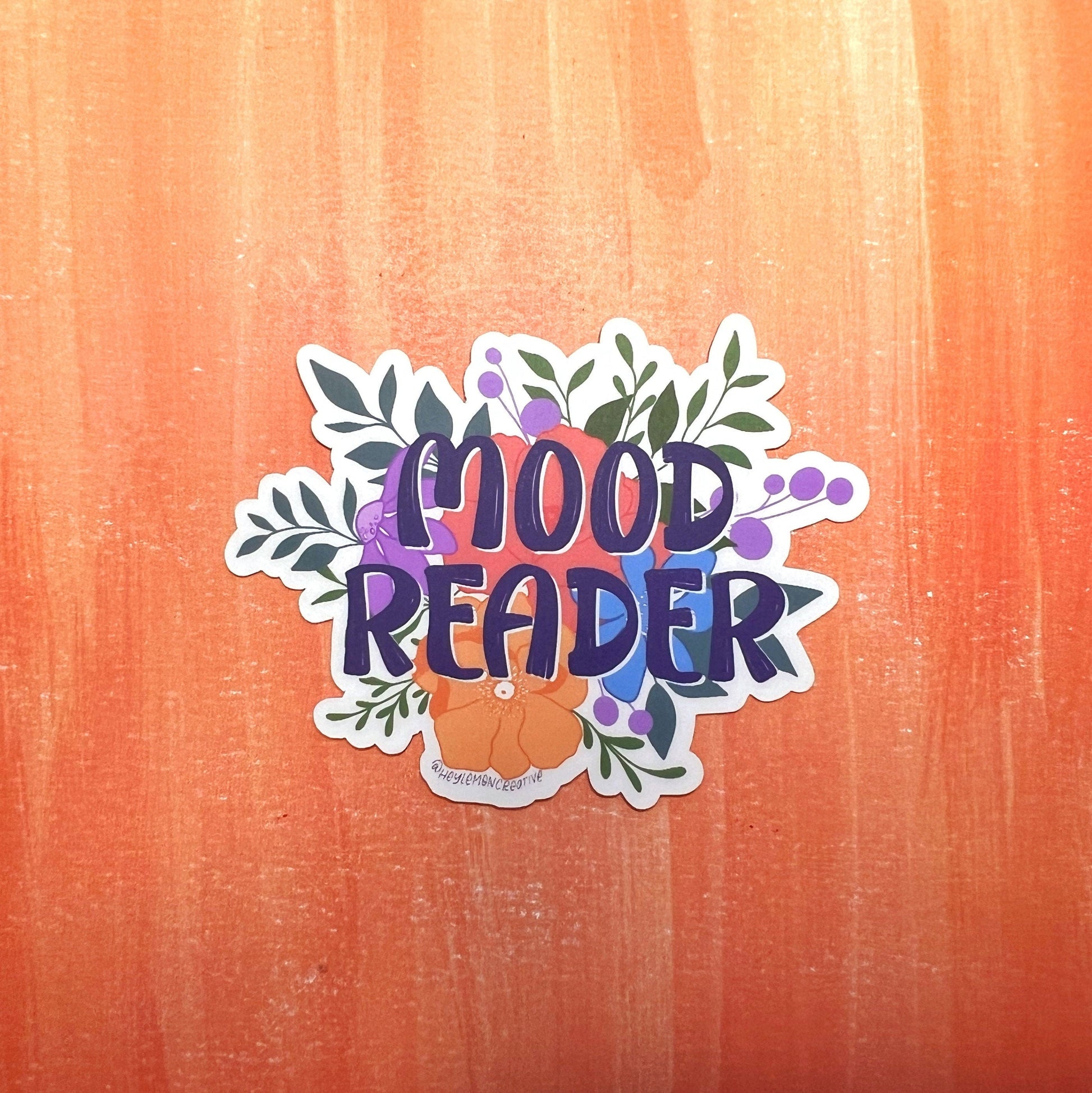 Mood Reader Matte Sticker