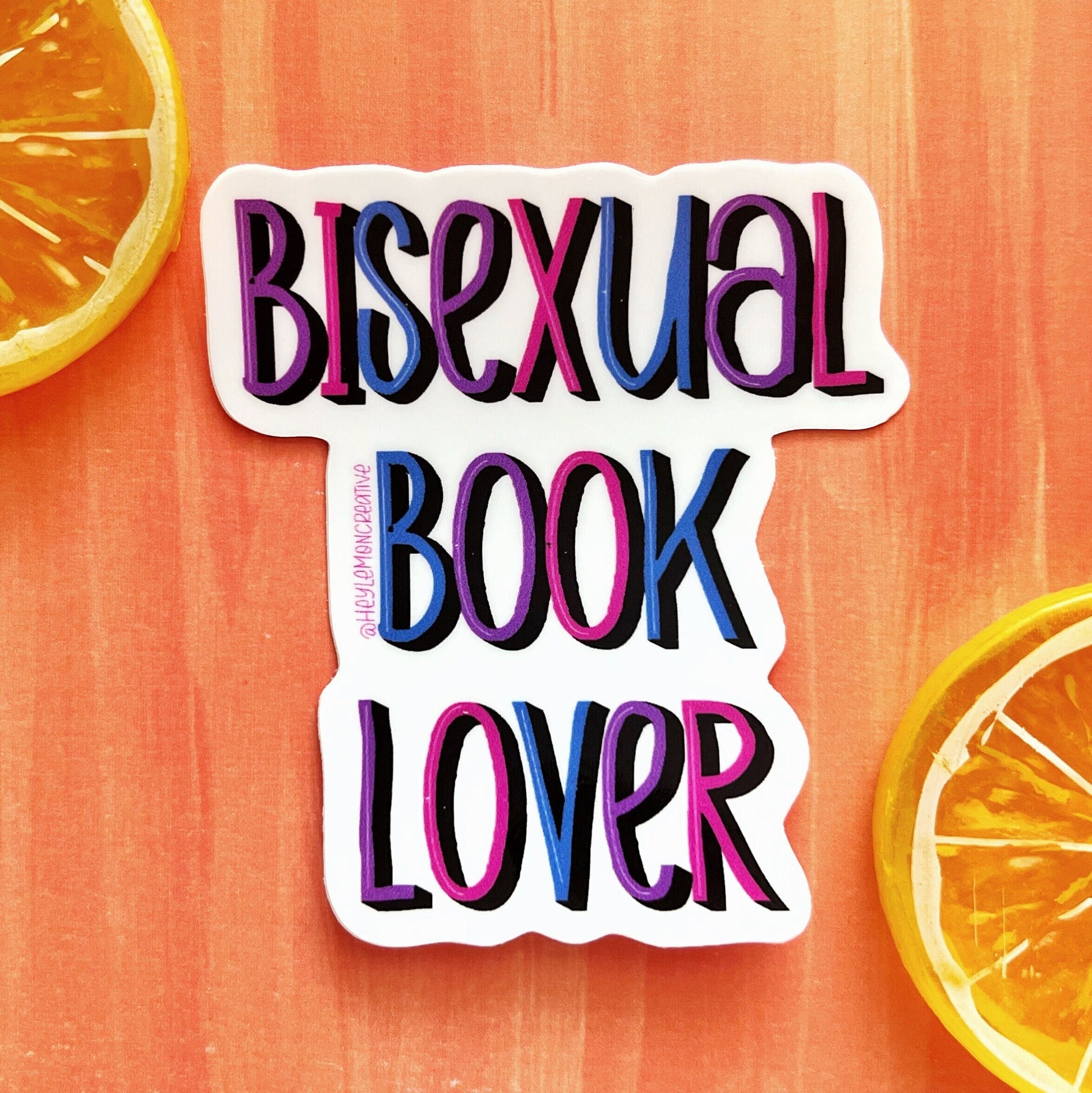 Bisexual Book Lover Matte Sticker