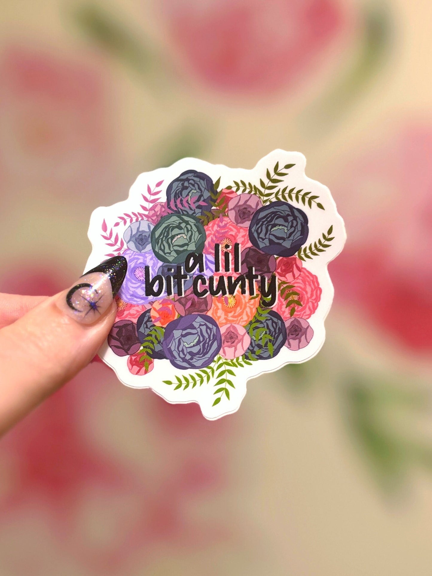 Cunty Floral Sticker