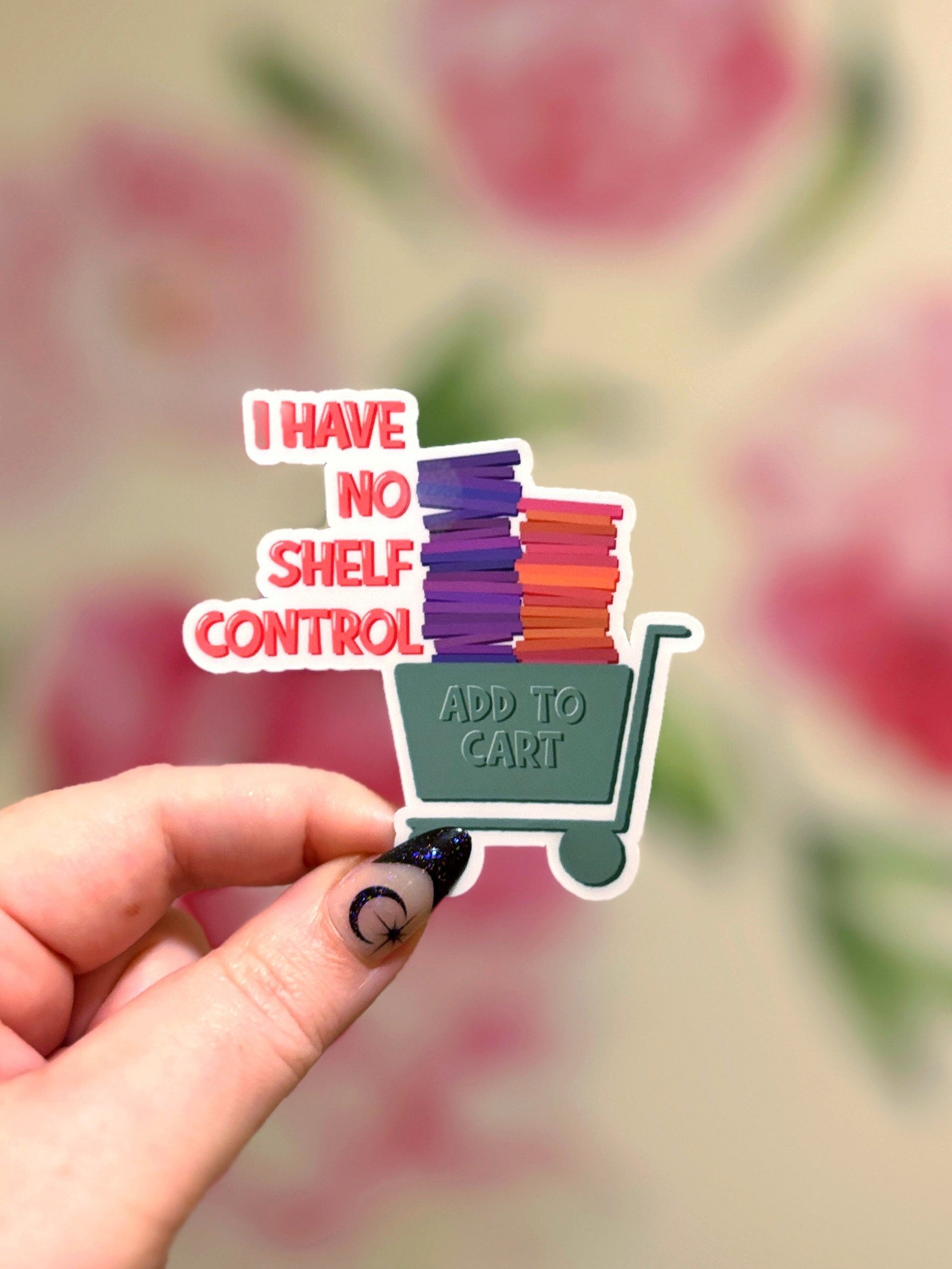 No Shelf Control Matte Sticker