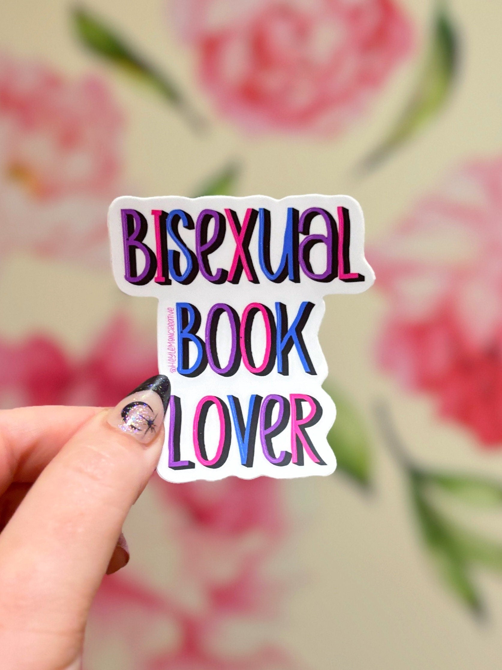 Bisexual Book Lover Matte Sticker