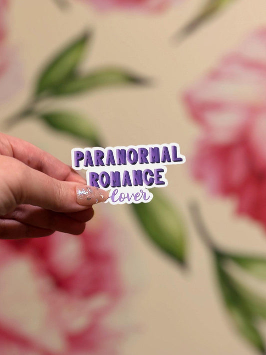 Paranormal Romance Lover Matte Vinyl Sticker for Book Lovers