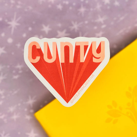 Cunty Sticker