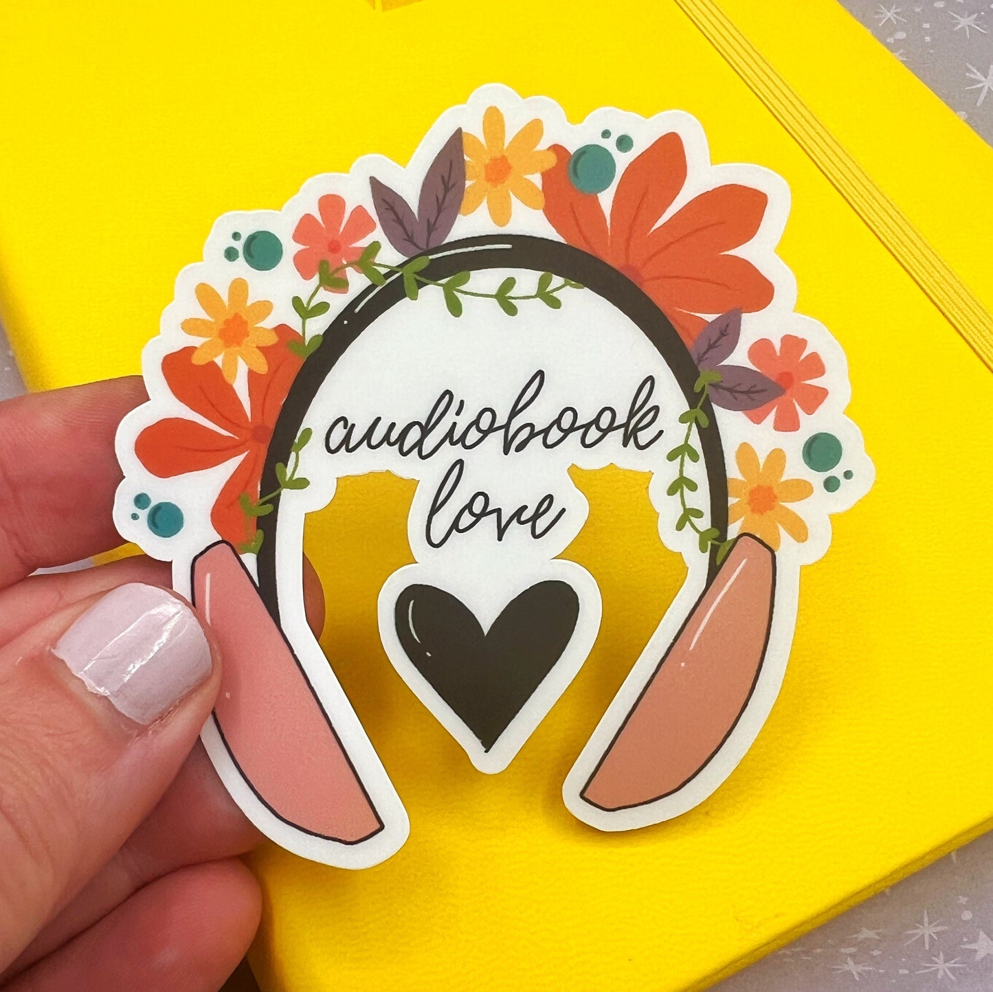 Audiobook Love Matte Sticker