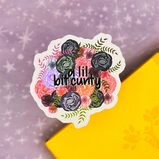 Cunty Floral Sticker
