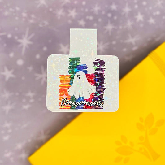 Spooky Cute Ghost Magnetic Bookmark