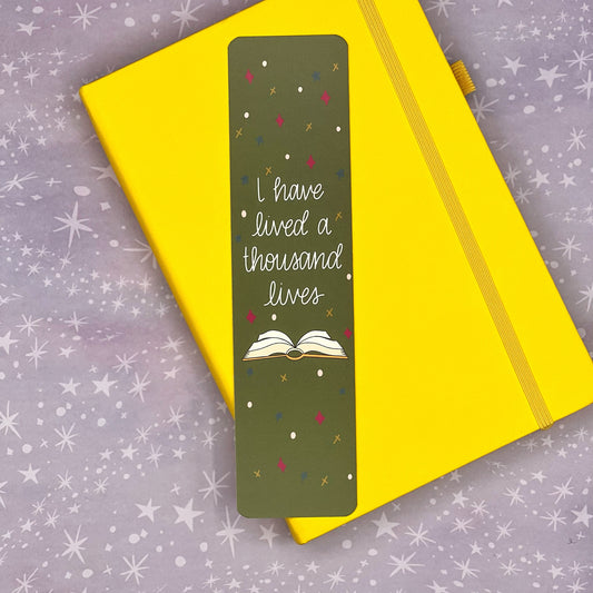 I Have Lived A Thousand Lives Matte Bookmark