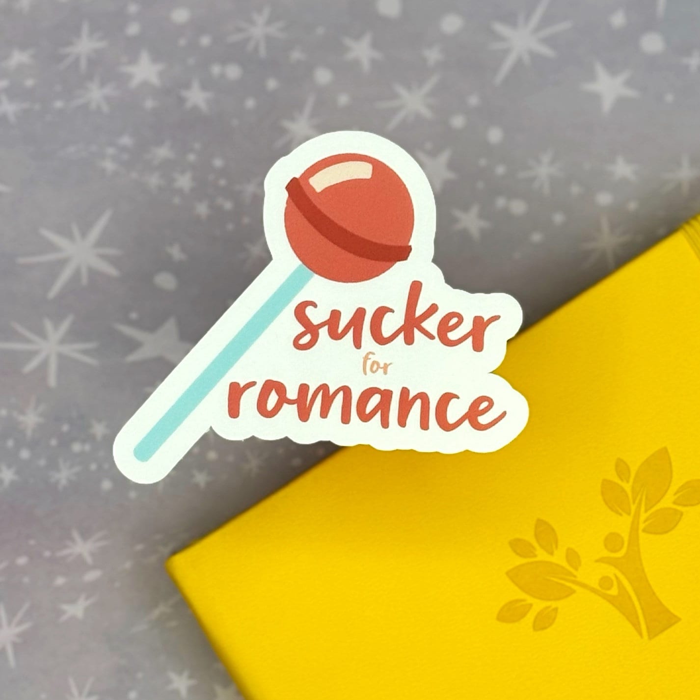 Sucker for Romance Matte Water Resistant Sticker