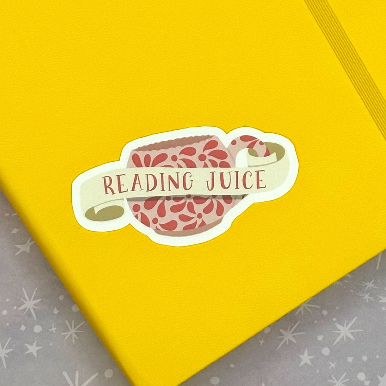 Reading Juice Matte Water Resistant Sticker